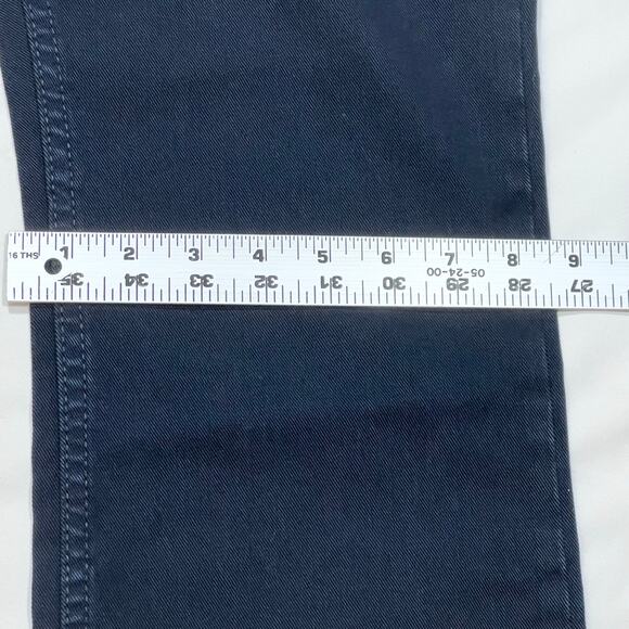 Vans Off the Wall Chino Pants 32x30 Navy Blue Modern Fit Mid Rise New - Picture 10 of 10